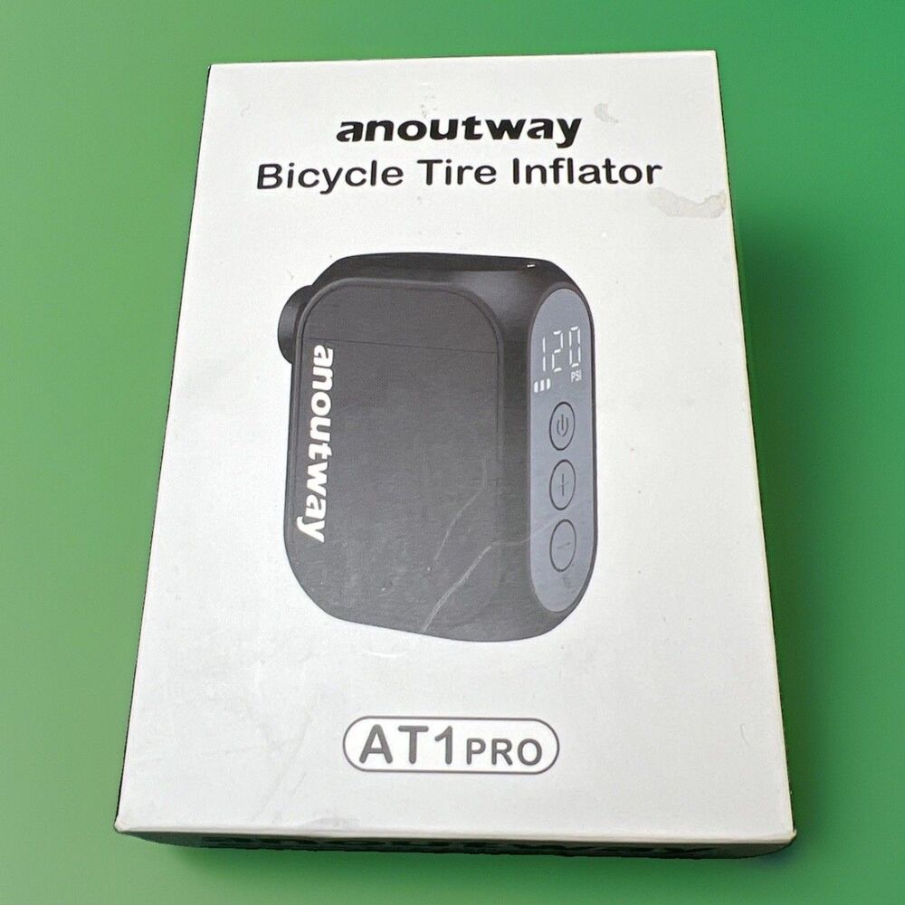 anoutway AT1 Pro Mini Electric pump for Bike Cordless Tire Inflator